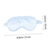 Outanaya 1set Silk Eye Mask with Blindfold Hairband and Storage