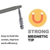 VESTTIO Square Head Screwdriver Bit Set 10PCS SQ2 1/4 Inch