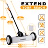 Toolwiz 18 Inches 26 Lbs Magnetic Sweeper Magnetic Pickup Tool