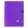 Clairefontaine Notebook Mimesys Pique Polypropylene 17 x 22 cm 96 Pages 90 g Purple