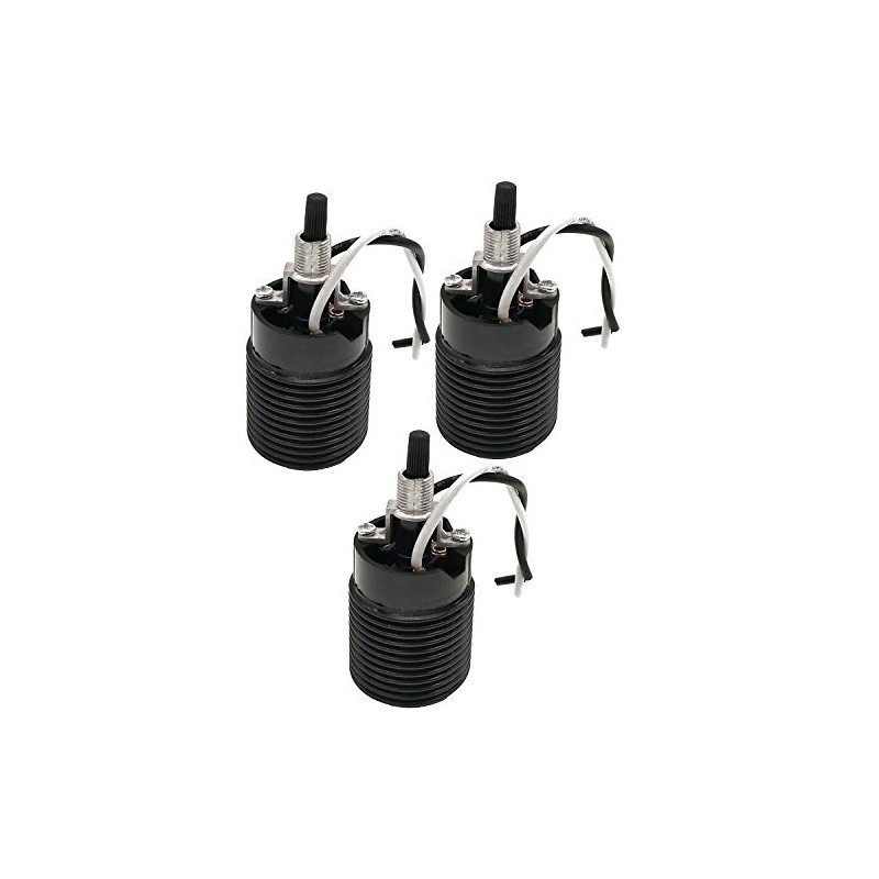 Phenolic (Bakelite) Threaded Medium Base E26 Fixture Socket with 10cm