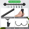 Lunies Hat Rack for Wall with 24 Hooks, Hat Organizer