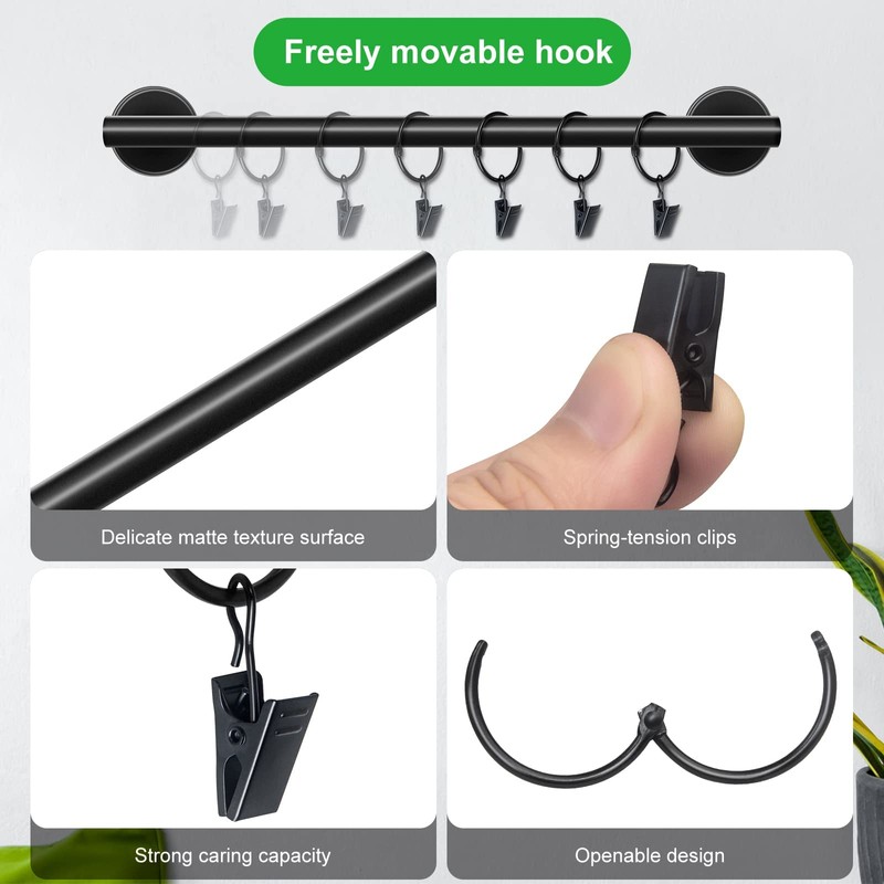 Lunies Hat Rack for Wall with 24 Hooks, Hat Organizer
