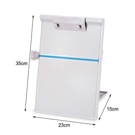 wulide Clipboard, Clip File, Freestanding, Paper Holder, Word Pad, File Binder, Document Case, A4, Vertical, Portable, Convenient, Anti-Slip, For Schools and Offices