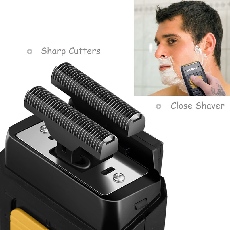 KEMEI Foil Shaver Double Electric Shaver for Men, Professional Electric