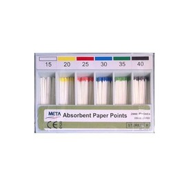 Dental Endo Endodontic - Puntos de papel absorbentes (15-40), color codificado