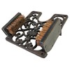Lulu Decor, Cast Iron Boot Scraper with Brush, Antique Black
