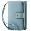 RNIEGA Women's Bi-fold Wallet, Genuine Leather, Lightweight, Folding Wallet, Coin