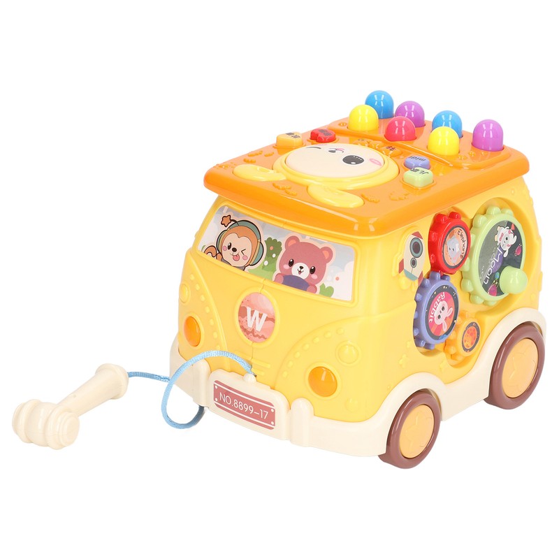 Bus Beat A Mole Toy Educational Sound Light Interactive Musical