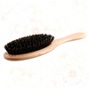 Baluue Beech Bristle Comb Travel Hairbrush Static Massage Tool for