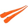 Flames N Games Pro Sock Poi (ORANGE) Spinning Poi Pair