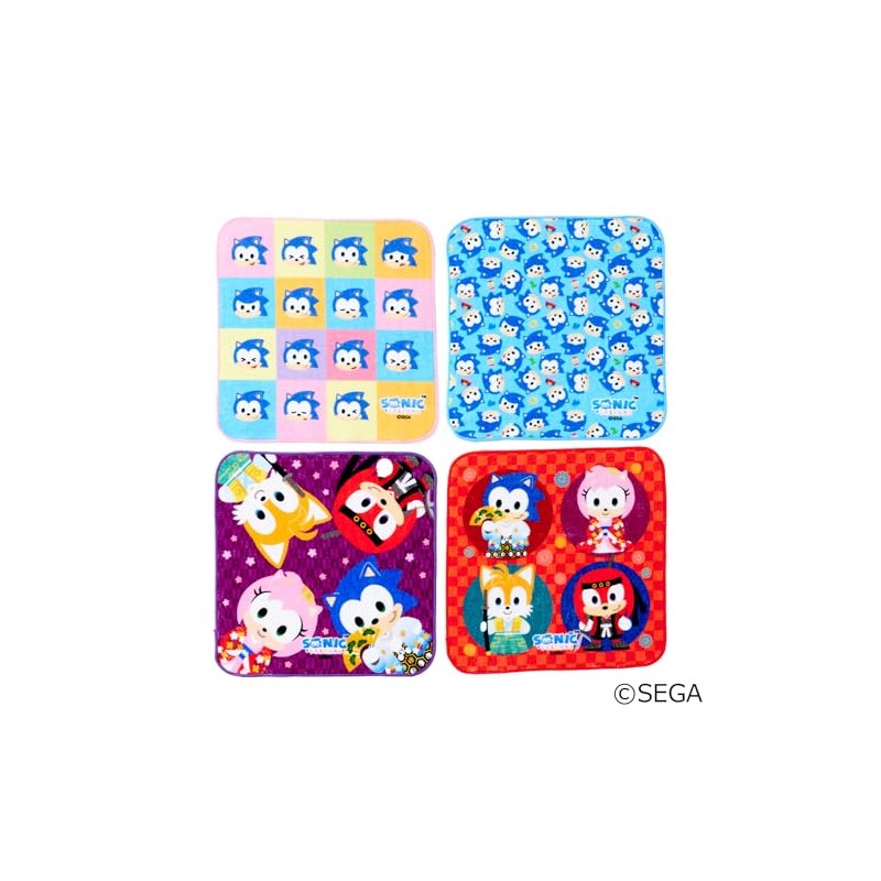 SEGA Fave SONIC & FRIENDS Hand Towel B (Sonic All