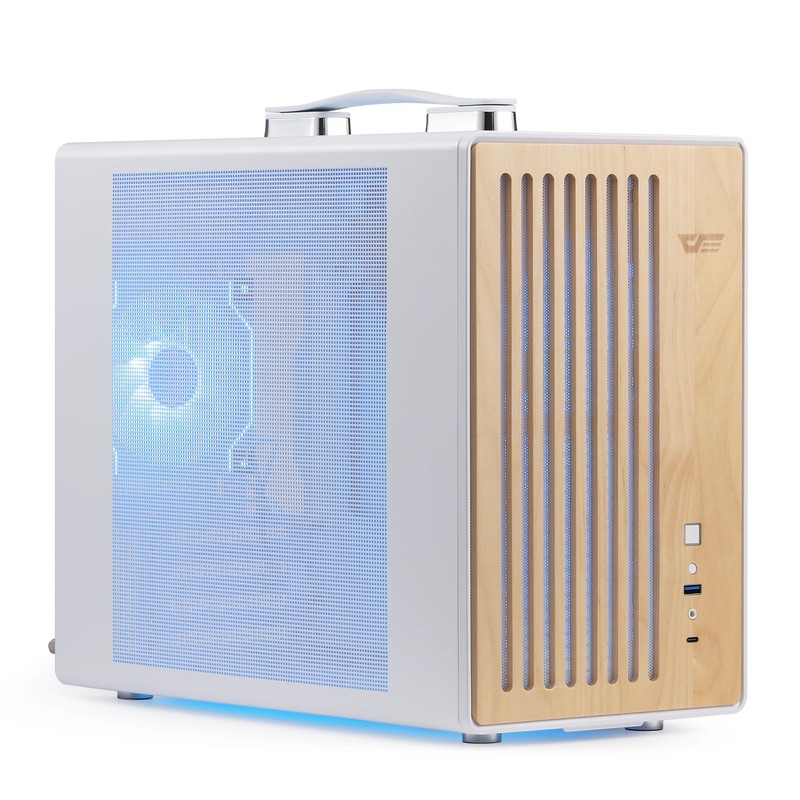 darkFlash WD200(2025) Portable Micro-ATX PC Case with Handle, 1 ARGB