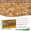 ZeeDix 6OZ Sphagnum Moss for Reptiles, 50QT Premium Dried Moss