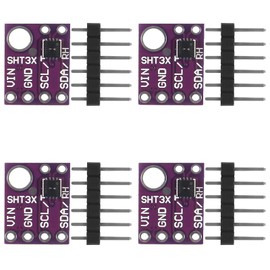 Coliao 4pcs SHT31-D Temperature and Humidity Sensor GY-SHT31-D Breakout Digital Output Temperature and Humidity Sensor Module IIC I2C Interface 2.4V-5.5V