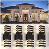 BOXCUPIN Dusk to Dawn Outdoor Wall Light Fixture 4 Pack,