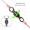 GERUITE High Strength Ball Bearing Swivels Corrosion Resistance Fishing Swivels