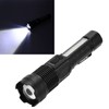 LED Bright Flashlight COB Work Light USB Rechargeable IPX4 Outdoor
