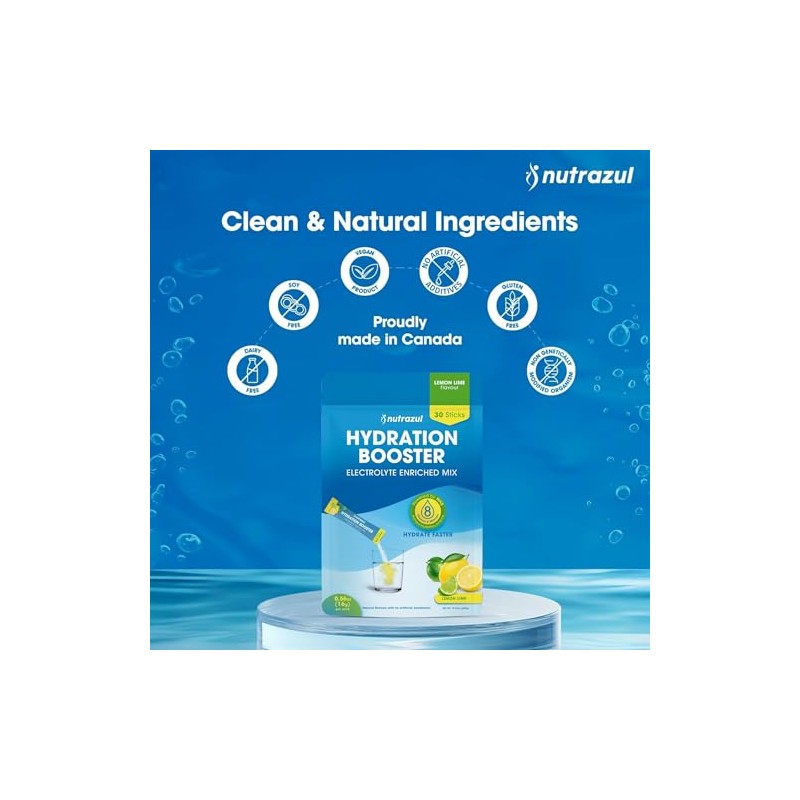 nutrazul Nutrazul Hydration Booster, Barras de electrolitos en polvo con