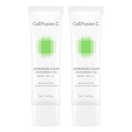 Cellfusion C Advanced Clear Sunscreen 100 SPF50+ PA++++, 50ml, 2 pcs / 셀퓨전씨 어드밴스드 클리어 썬스크린 100 SPF50+ PA++++, 50ml, 2개