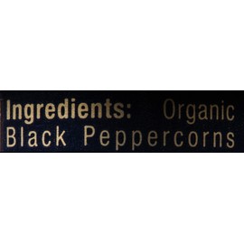 Drogheria & Alimentari Organic Black Pepper Corns Mill 1.59 oz (Pack of 2)