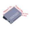WSOLDMA A Pair of Gigabit Single Mode Fiber Media Converter
