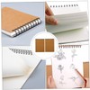 Operitacx 2pcs Bulk Ruled Sketchbooks Drawing Paper Sketching Notebooks Spiral