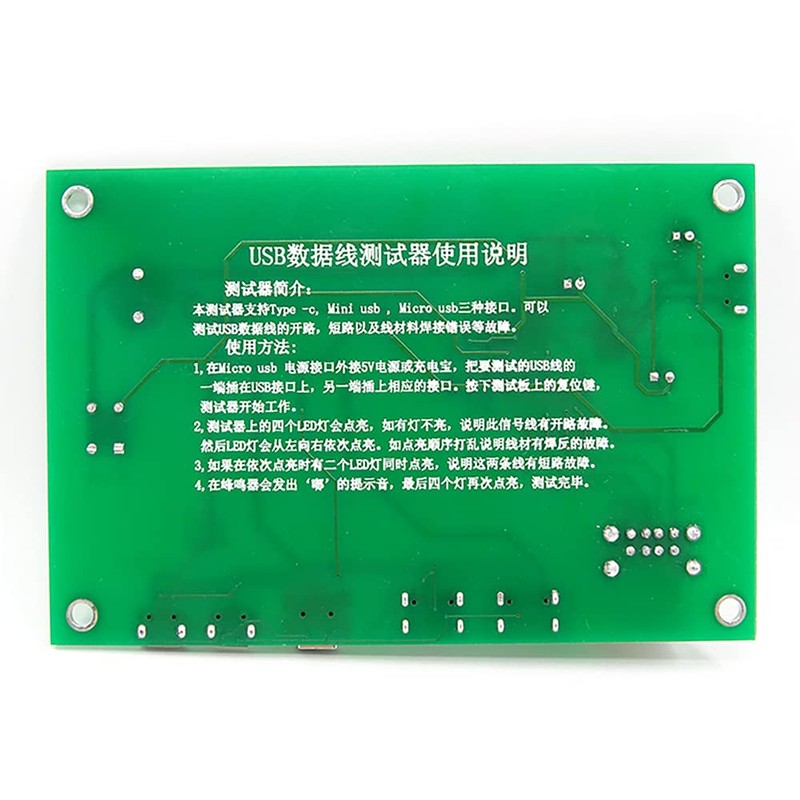 USB Cable Tester, 3-in-1 Data Wire Test Fixture Precise Charging