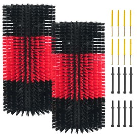 Large Size Livestock Scratching Brush Goat Scratcher Tool Full Massage Grooming Brushes with 16 Screws for Cow,Cattle,Cow,Sheep, Horses,Pigs