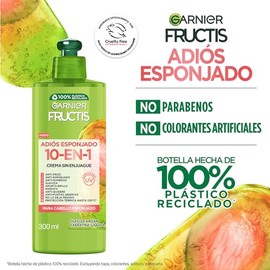 Garnier Fructis Adiós Esponjado Crema 10en1 Anrifrizz 300 ml