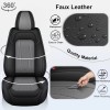 Unbranded PU leather Protector Front Rear Car 5 Seat Covers