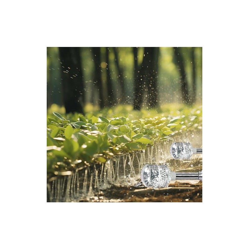Gentle Garden Bubbler Sprinkler Heads - 2 Pack Aluminum Diffusers