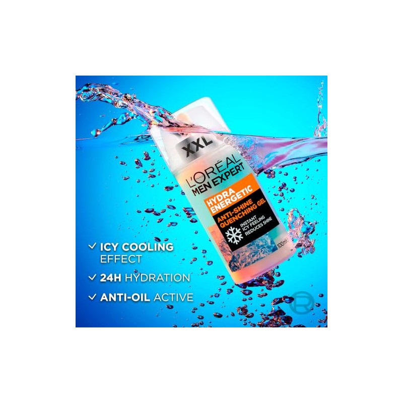 L'Oréal Men Expert Hydra Energetic Anti-Shine Face Moisturiser Gel 100ml