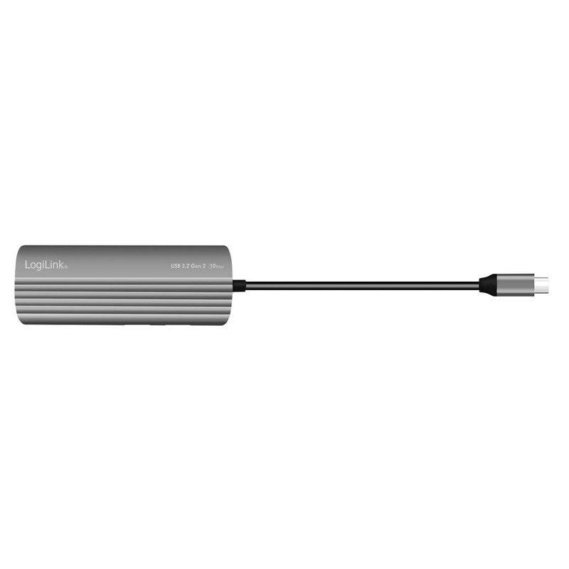 LogiLink UA0413 Ultra-Slim USB 3.2 Gen2 Hub, 2 x USB-A,