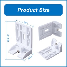 3/4" Blinds Shade Bracket for Hunter Douglas Duette Bracketm,Blind Mounting Bracket for Honeycomb, Cellular, Duette, Applause Shades-3pack