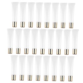 MERRYHAPY 25pcs Clear Lip Gloss Squeeze Tubes Lightweight and Leakproof Containers for Travel for Storing Gloss Lotions Makeup Remover and More