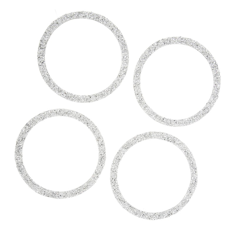 4PCS Bling Car Speaker Cover Vehicle Door Audio Speaker Reflective