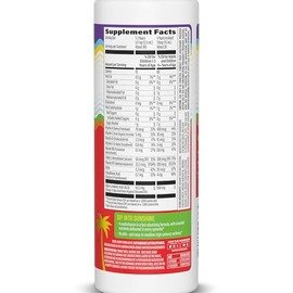 Organic Liquid Kids Multivitamin + Omega-3s, Liposomal Absorption, Immune, Brain & Eye Support, USDA Organic, Sugar-Free, Non-GMO Kids Daily Health Fo