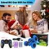 Rcfunkid Remote Control Car, 4WD RC Cars with Double Sided