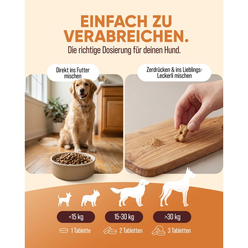 Tierkraft Vitamin B Complex for Dogs, 100 Tablets, Complex B