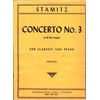 シュターミッツ: クラリネット協奏曲 第3番 変ロ長調/ドラッガー編/インターナショナル・ミュージック社/クラリネットとピアノ