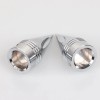 Unbranded CNC Spike Front Axle Nut Covers Fit For Harley