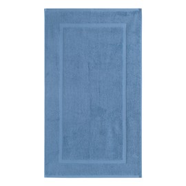 SALBAKOS - Bathroom Rugs Set 2 Piece, 100% Cotton Bath Mats for Bathroom, Comfy & Highly Absorbent Bathroom Floor Mats, Machine Washable | 20"x34"(Blue)