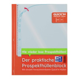 Oxford Quick'in Document Wallet Pad DIN A4 Transparent