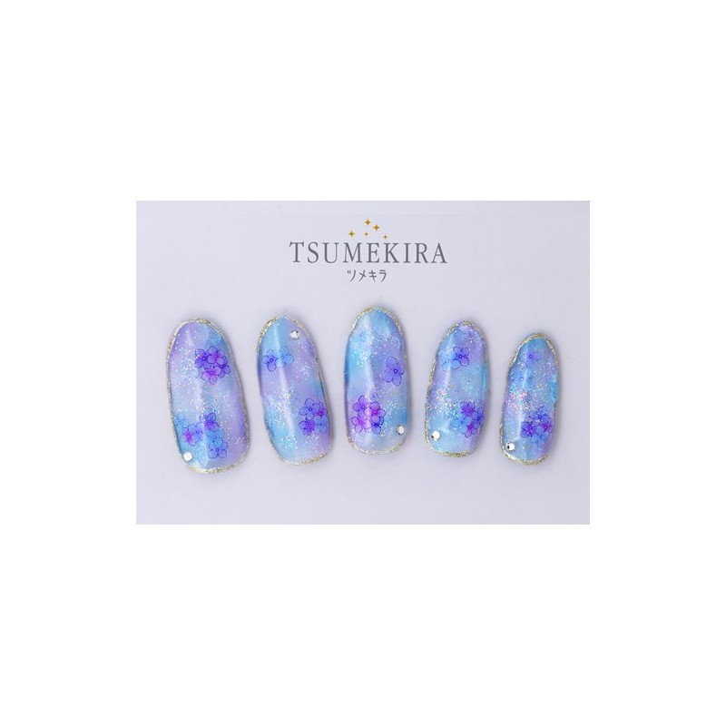 [Tsumekira] Hydrangea Nail Sticker