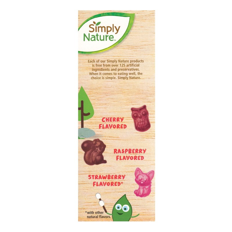 Simply Nature Organic Mixed Berry Fruit Snacks, 9.6 oz (Pack
