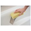 Yu Aisen BI373 Acrylic Bath Sponge, Yellow, 7.5 x 3.3