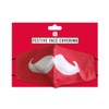 Talking Tables Christmas Themed Red Fabric Santa Face Mask Covering