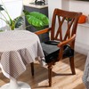 Havawish Large Velvet Dining Room Chair Seat Covers with Armrest