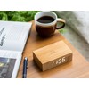 Gingko Design G003B11 Alarm Clock, Wood, Brown, One size